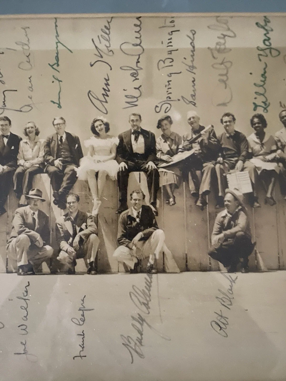 Cast N Crew Autographed Photo You Can't Take It With You 1938, image 3