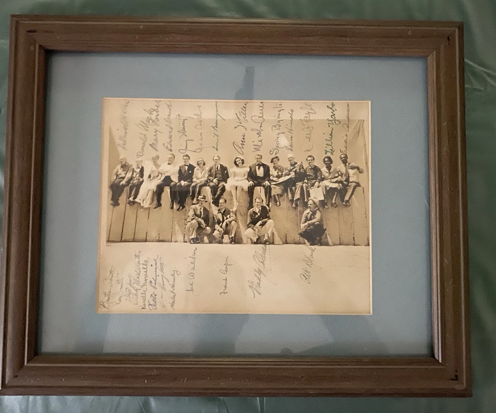 Cast N Crew Autographed Photo You Can't Take It With You 1938, image 5