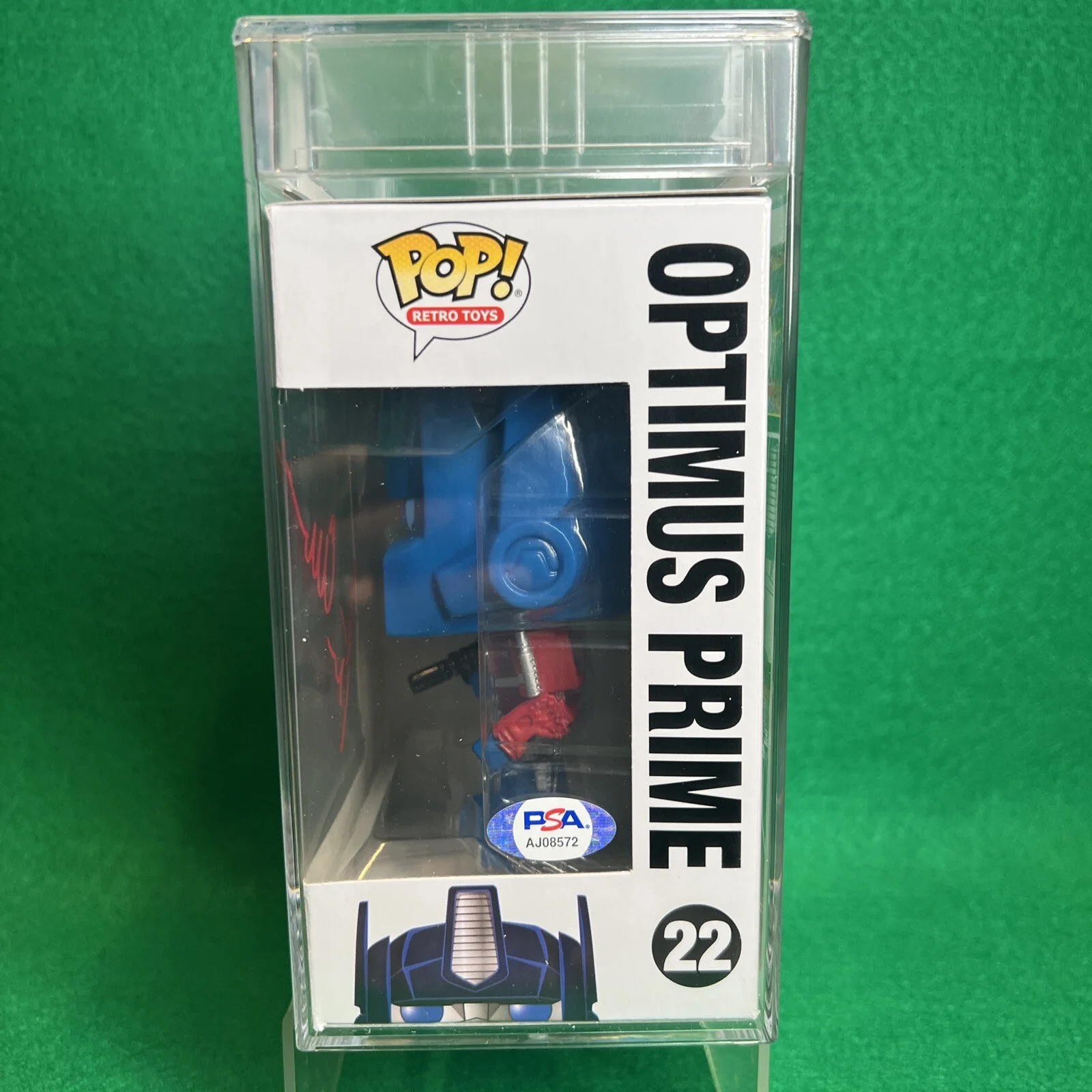 Peter Cullen — Funko Pop! Transformers: Optimus Prime 22 Signed Peter Cullen PSA Certified, image 2