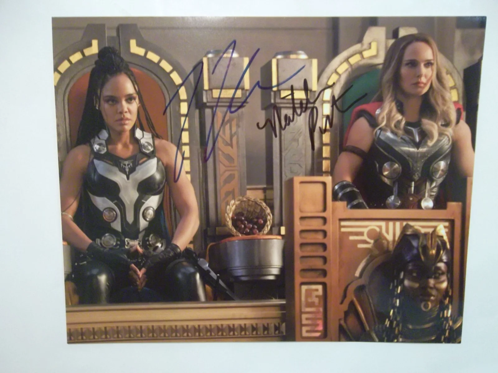 Natalie Portman & Tessa Thompson — Natalie Portman & Tessa Thompson:"Thor: Love and Thunder" AUTOGRAPH HAND SIGNED