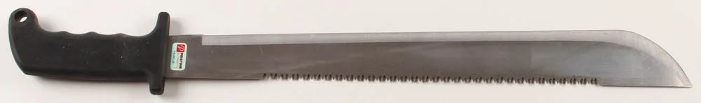 Ari Lehman — Ari Lehman Signed "Friday the 13th" Genuine 23" Steel Machete Inscribed "Freddy, image 3