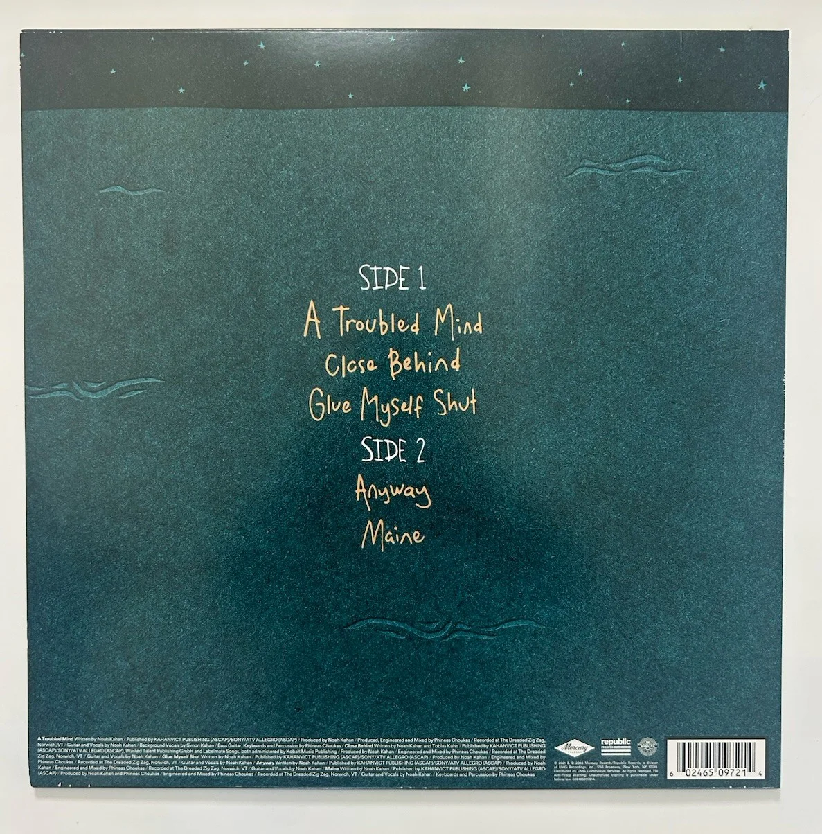 Noah Kahan Signed Autographed Cape Elizabeth Vinyl Album JSA COA, image 3