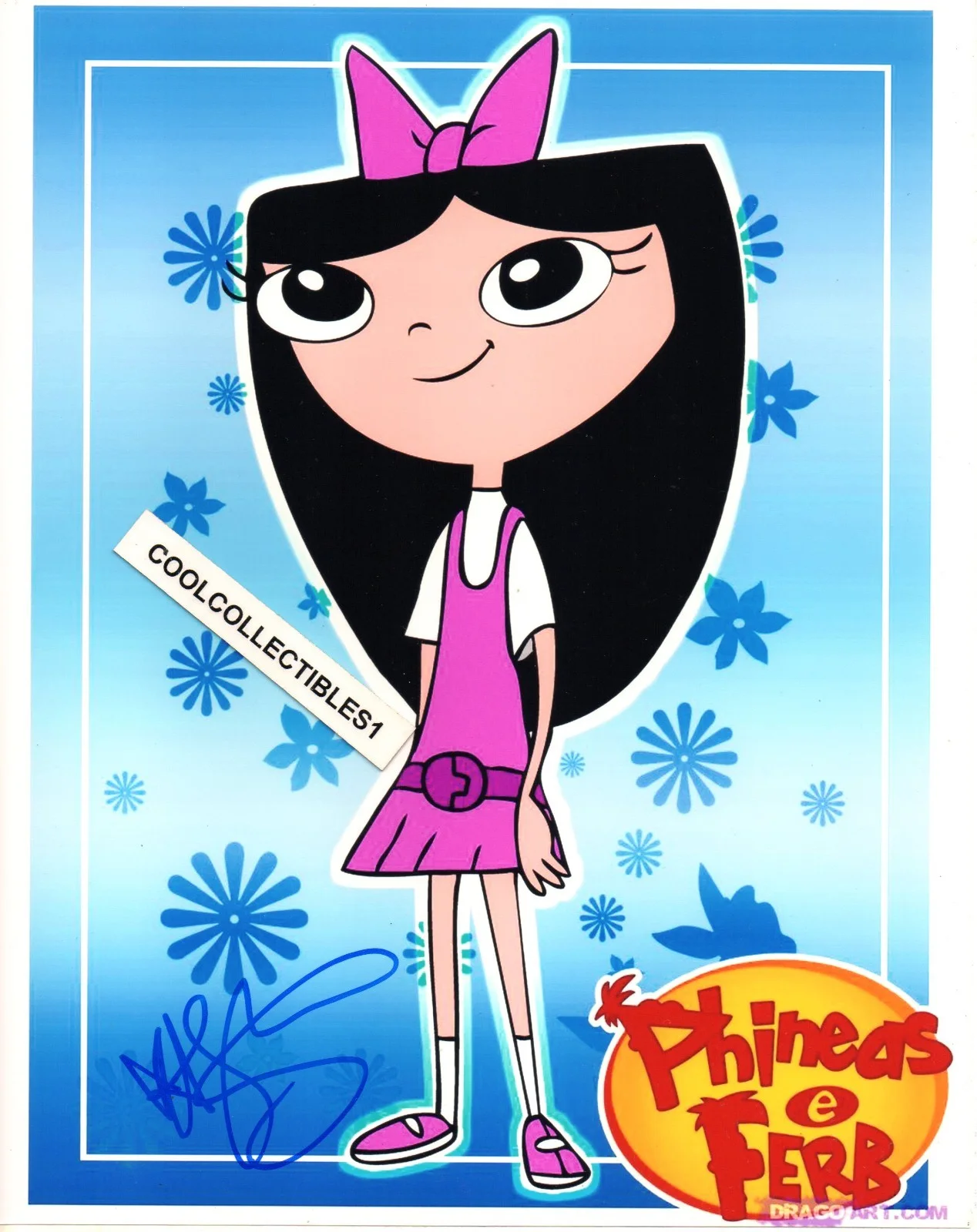 ALYSON STONER — ALYSON STONER "PHINEAS & FERB" IN PERSON SIGNED 8X10 COLOR PHOTO 1 COA "PROOF"