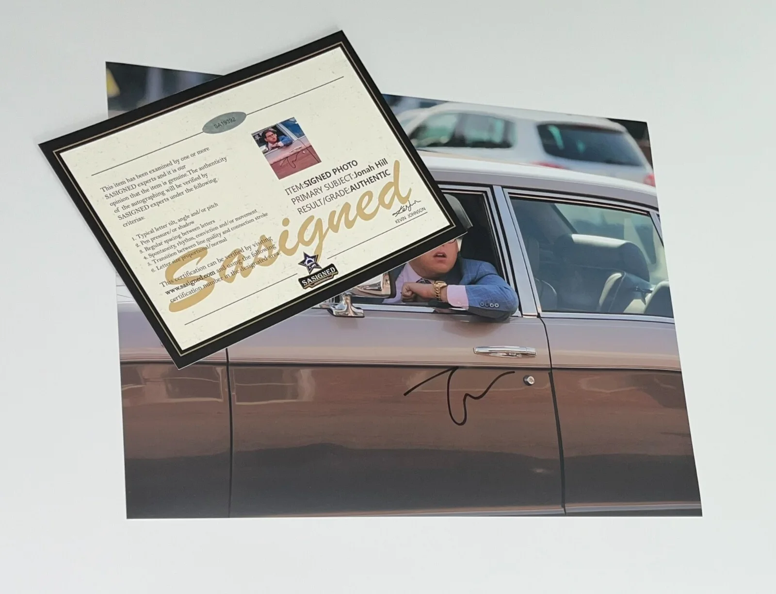 Jonah Hill Signed 11x14 Photo (Wolf Of Wall Street) COA, изображение 2