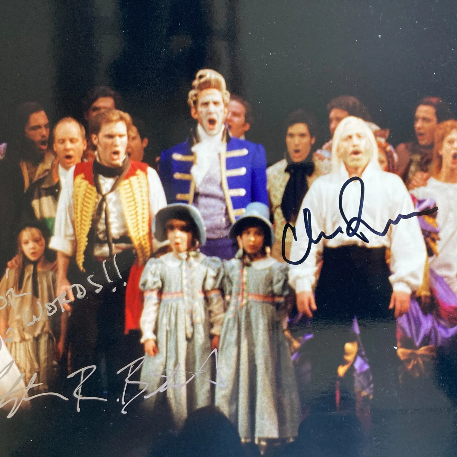 Christopher Innvar, Stephen R. Buntrock — Les Miserables Christopher Innvar & Stephen R. Buntrock Signed Photo 10 Anniver., изображение 3