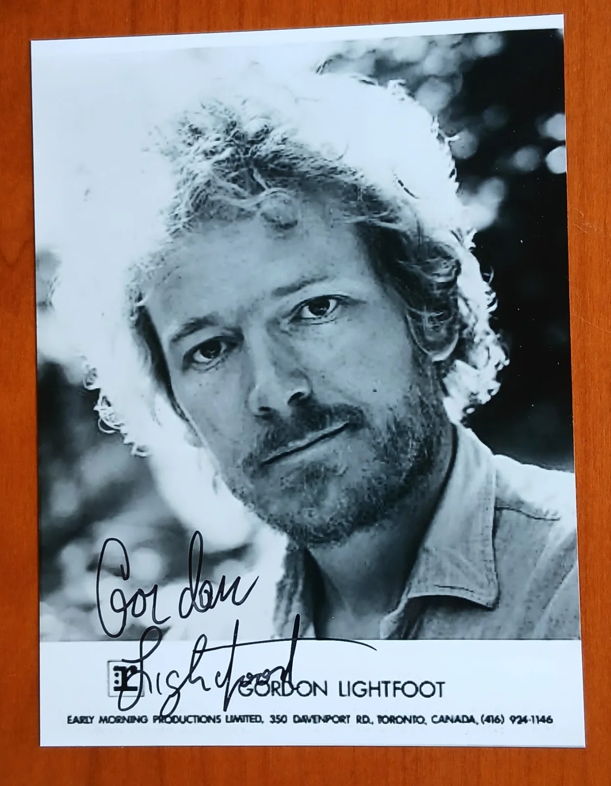 Gordon Lightfoot, Signed Autographed 8x6 Photo, If You Could Read My Mind, изображение 2