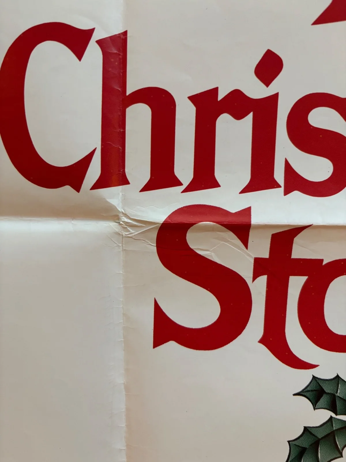 An original rare folded UK Quad film poster: A CHRISTMAS STORY 1983 exc cond, изображение 2