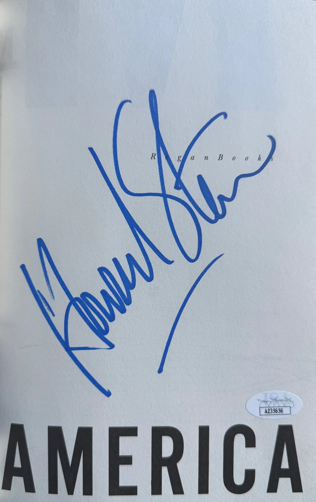 Howard Stern signed Miss America Book JSA COA Radio Auto E352, image 3