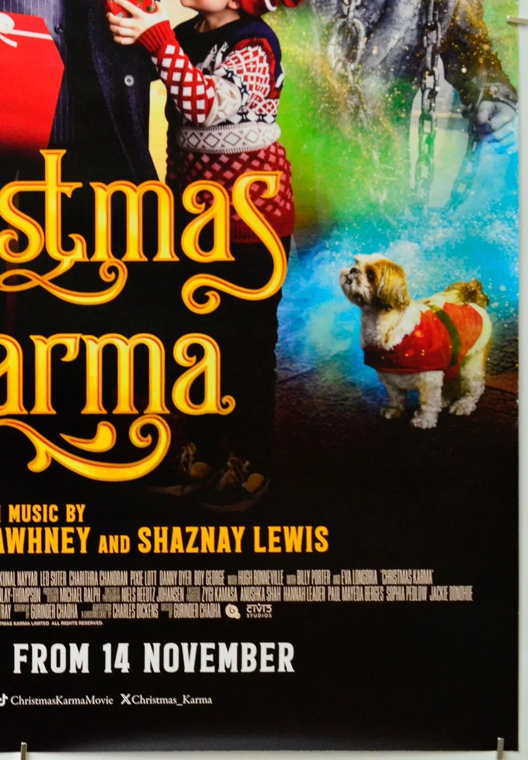 CHRISTMAS KARMA (2025) Original Cinema One Sheet Movie Poster - Kunal Nayyar, изображение 5
