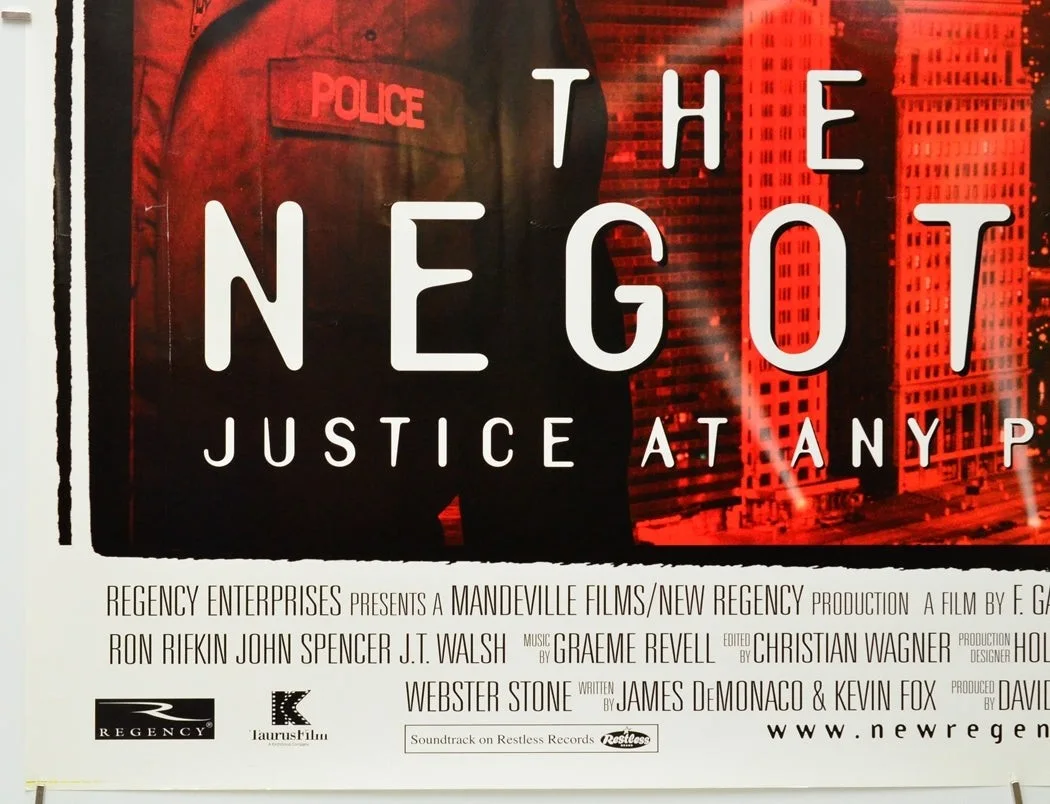 THE NEGOTIATOR (1998) Original Cinema Quad Movie Poster - Samuel L Jackson, изображение 4