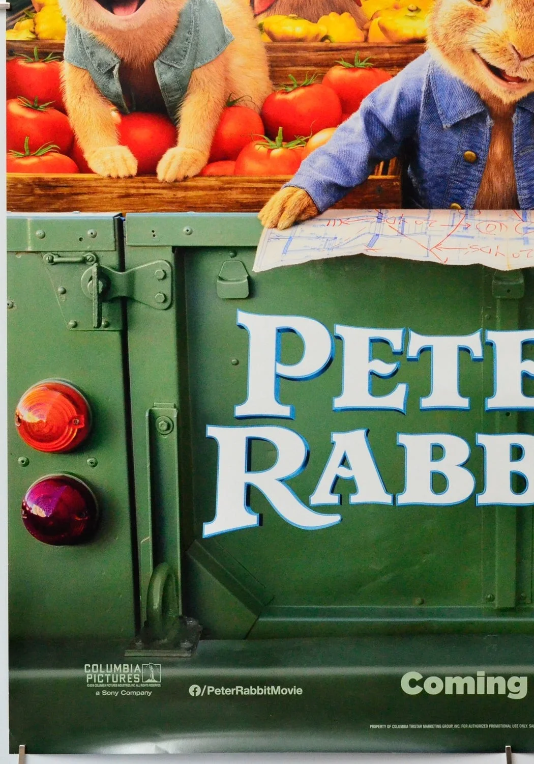 PETER RABBIT 2 (2020) Original Cinema One Sheet Poster (ADV) Domhnall Gleeson, изображение 4