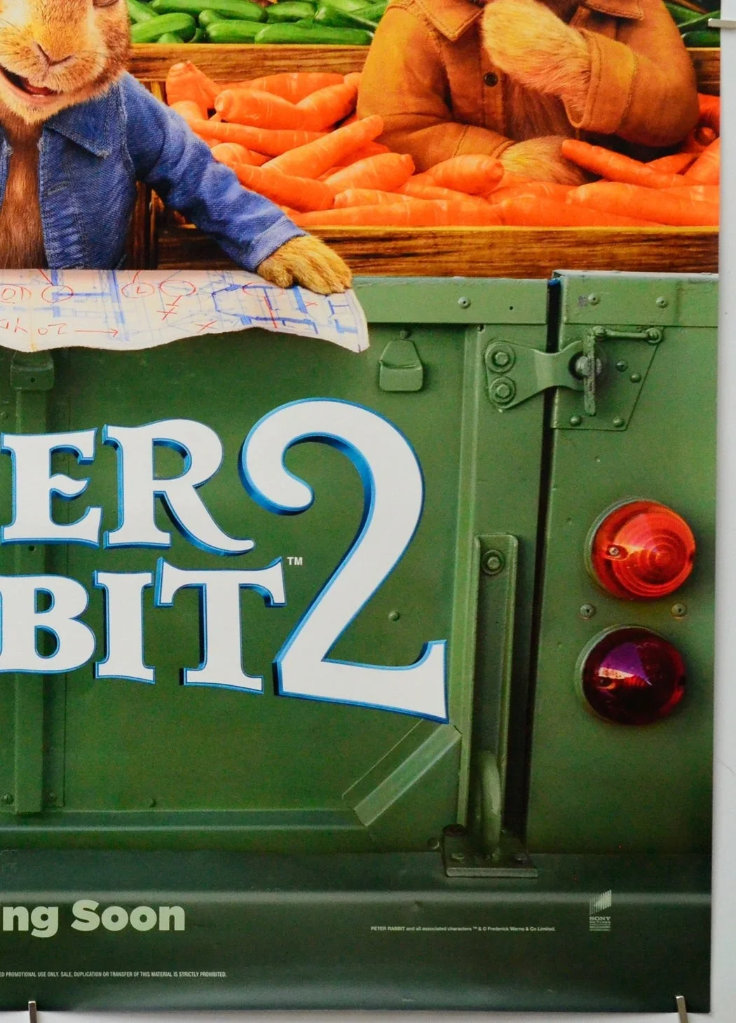 PETER RABBIT 2 (2020) Original Cinema One Sheet Poster (ADV) Domhnall Gleeson, изображение 5