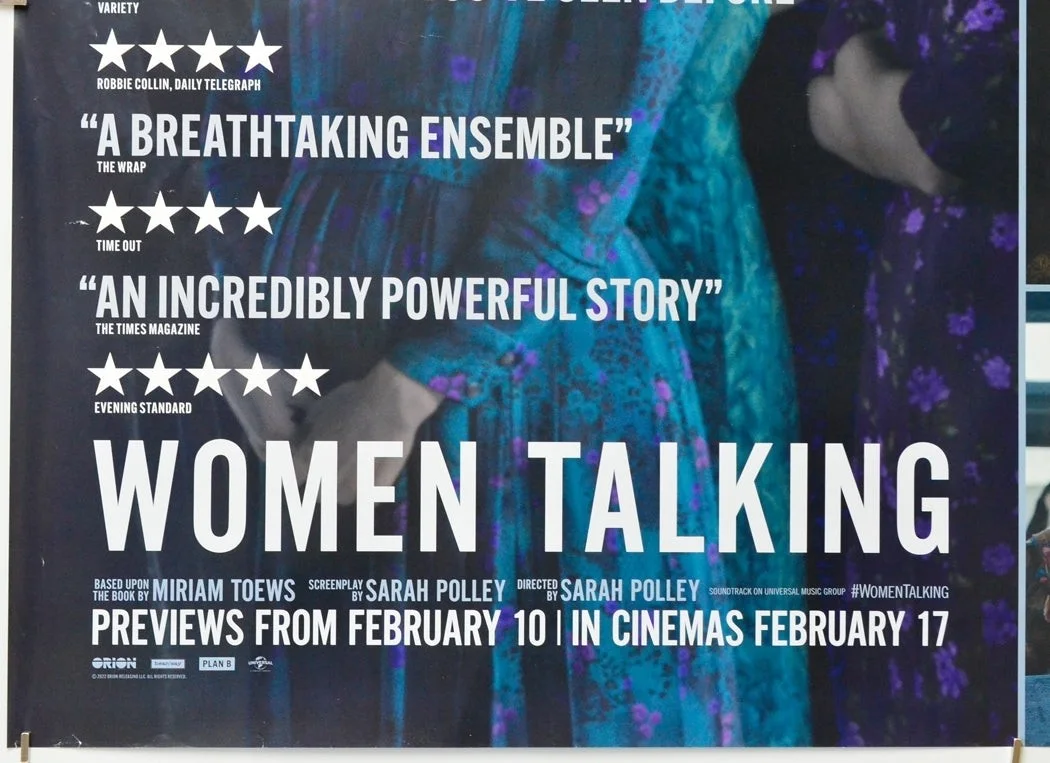 WOMEN TALKING (2022) Original Cinema Quad Poster - Claire Foy, Jessie Buckley, изображение 4