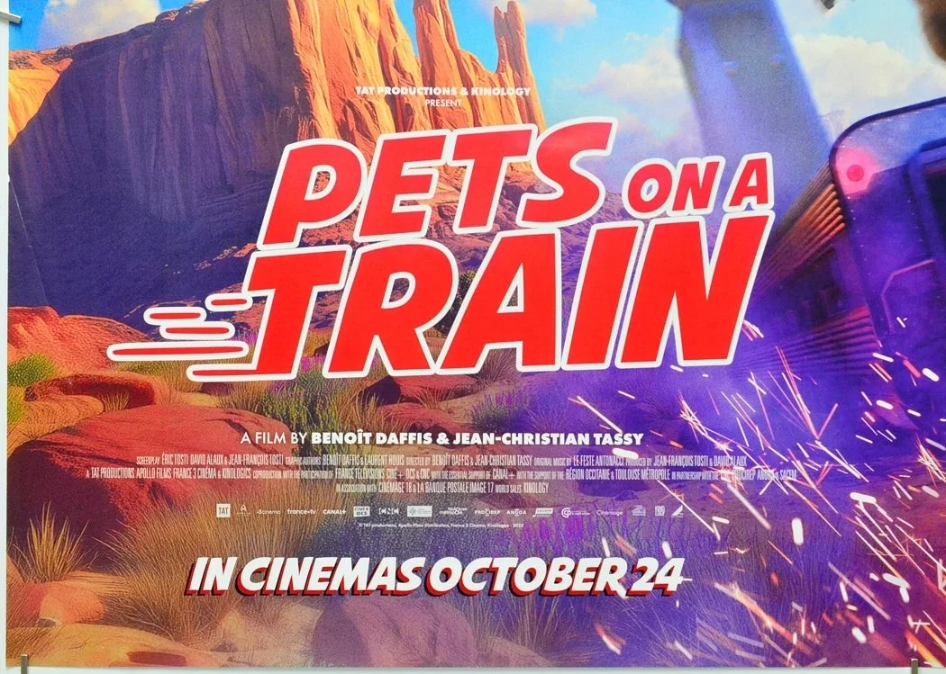 PETS ON A TRAIN (2025) Original Cinema Quad Movie Poster - Damien Ferrette, изображение 4