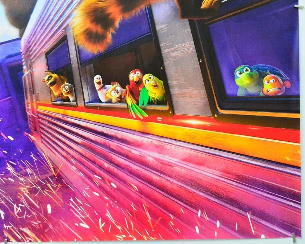 PETS ON A TRAIN (2025) Original Cinema Quad Movie Poster - Damien Ferrette, изображение 5