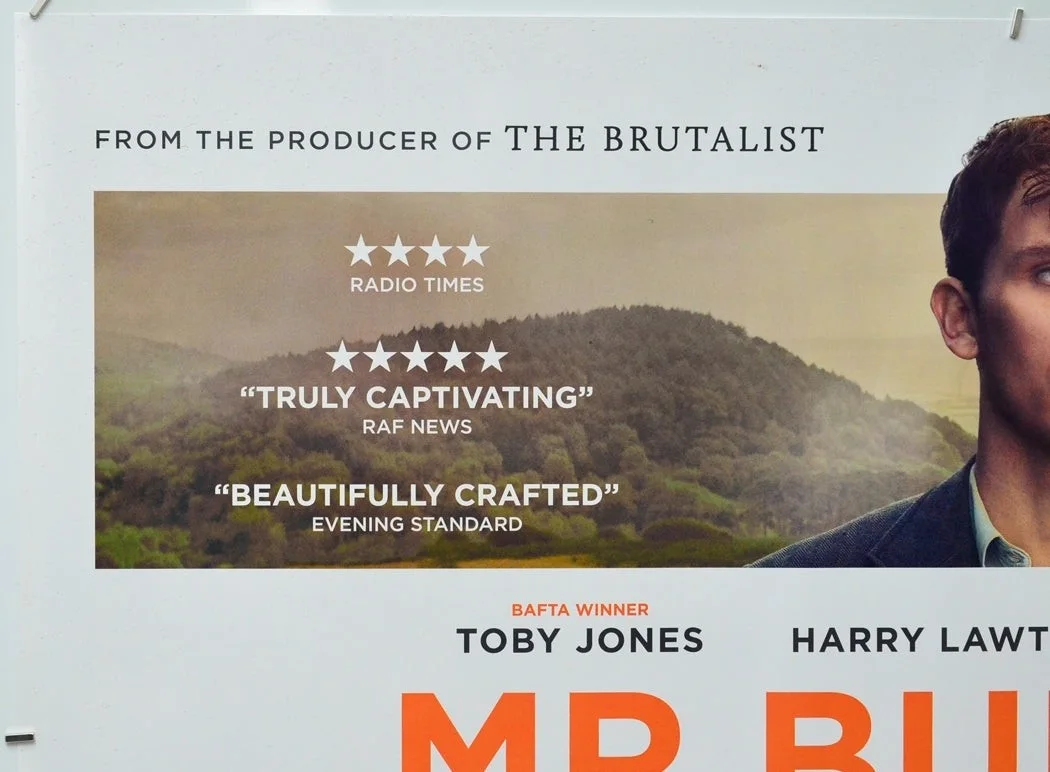 MR. BURTON (2025) Original Cinema Quad Film Poster - Toby Jones, Harry Lawtey, изображение 2