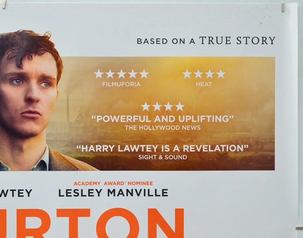 MR. BURTON (2025) Original Cinema Quad Film Poster - Toby Jones, Harry Lawtey, изображение 3