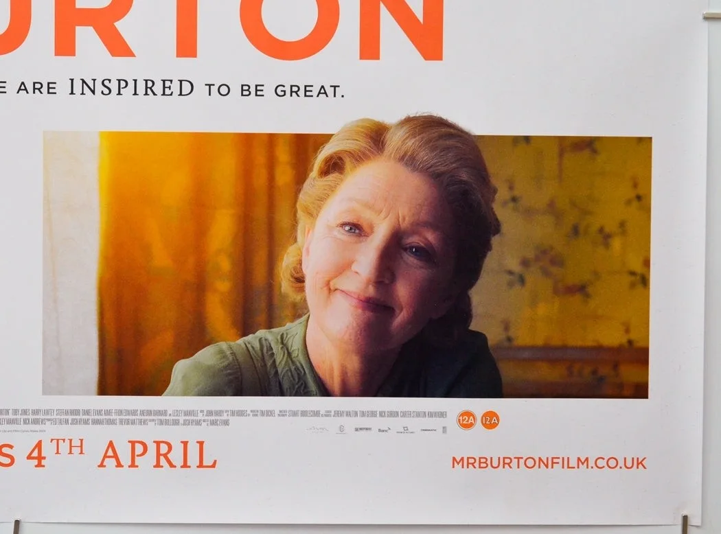MR. BURTON (2025) Original Cinema Quad Film Poster - Toby Jones, Harry Lawtey, изображение 5