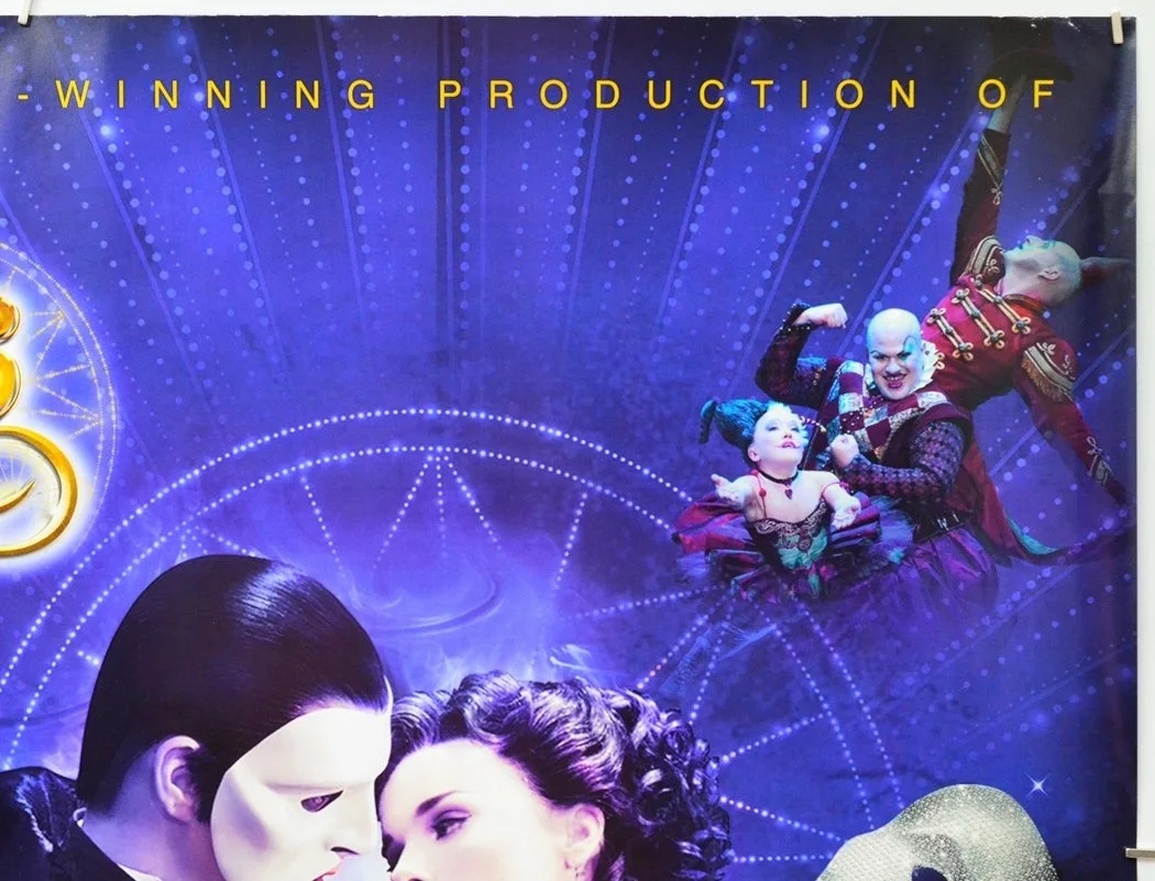 ANDREW LLOYD WEBBER'S LOVE NEVER DIES (2025rr) Original Cinema Quad Movie Poster, изображение 3