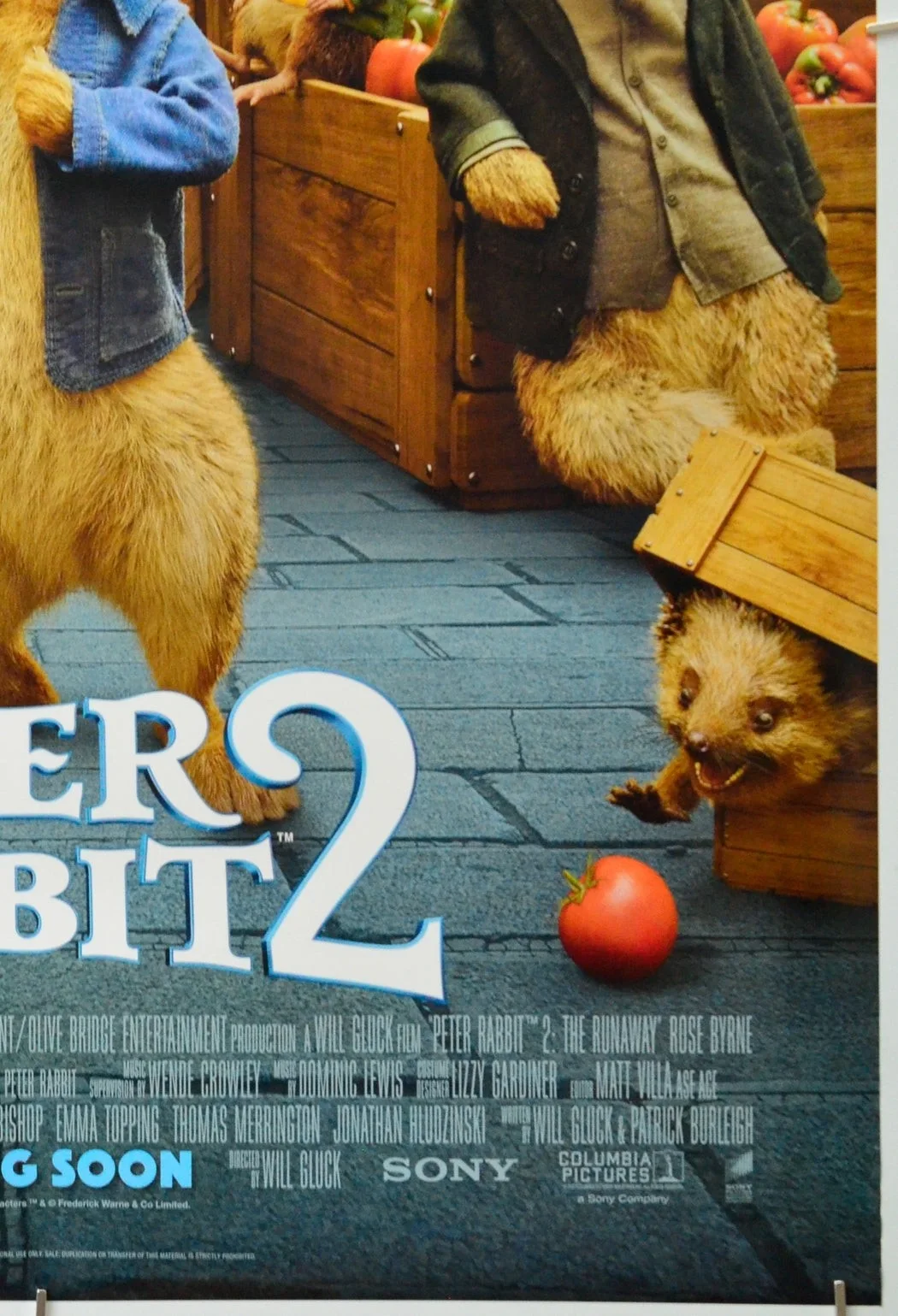 PETER RABBIT 2 (2020) Original Cinema One Sheet Movie Poster - Domhnall Gleeson, изображение 5