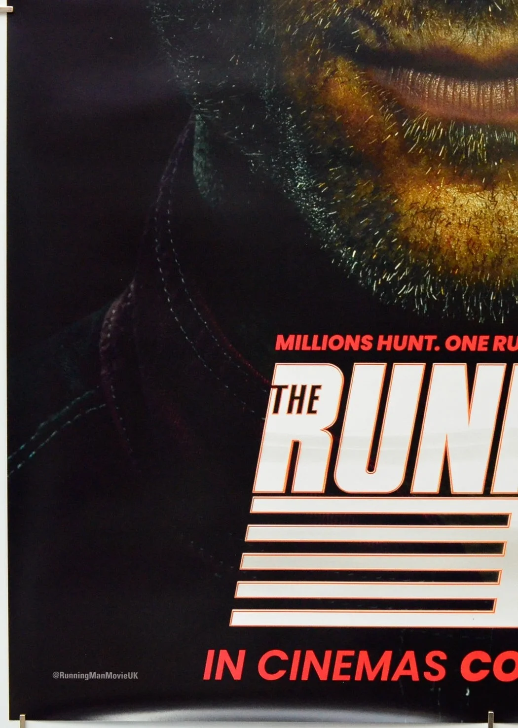 THE RUNNING MAN (2025) Original Cinema One Sheet Movie Poster - Glen Powell, изображение 4