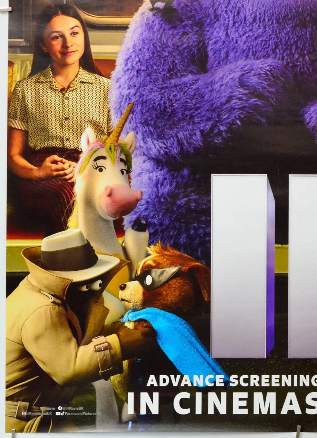 IF (2024) Original Cinema One Sheet Film Poster - John Krasinski, Ryan Reynolds, изображение 4