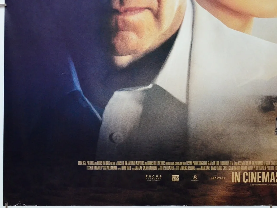 THE FORGIVEN (2022) Original Quad Movie Poster - Ralph Fiennes, Jessica Chastain, image 4