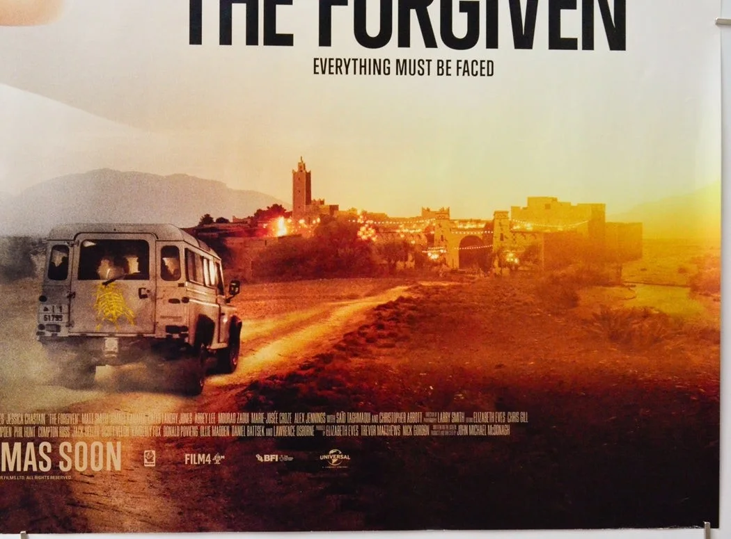 THE FORGIVEN (2022) Original Quad Movie Poster - Ralph Fiennes, Jessica Chastain, image 5