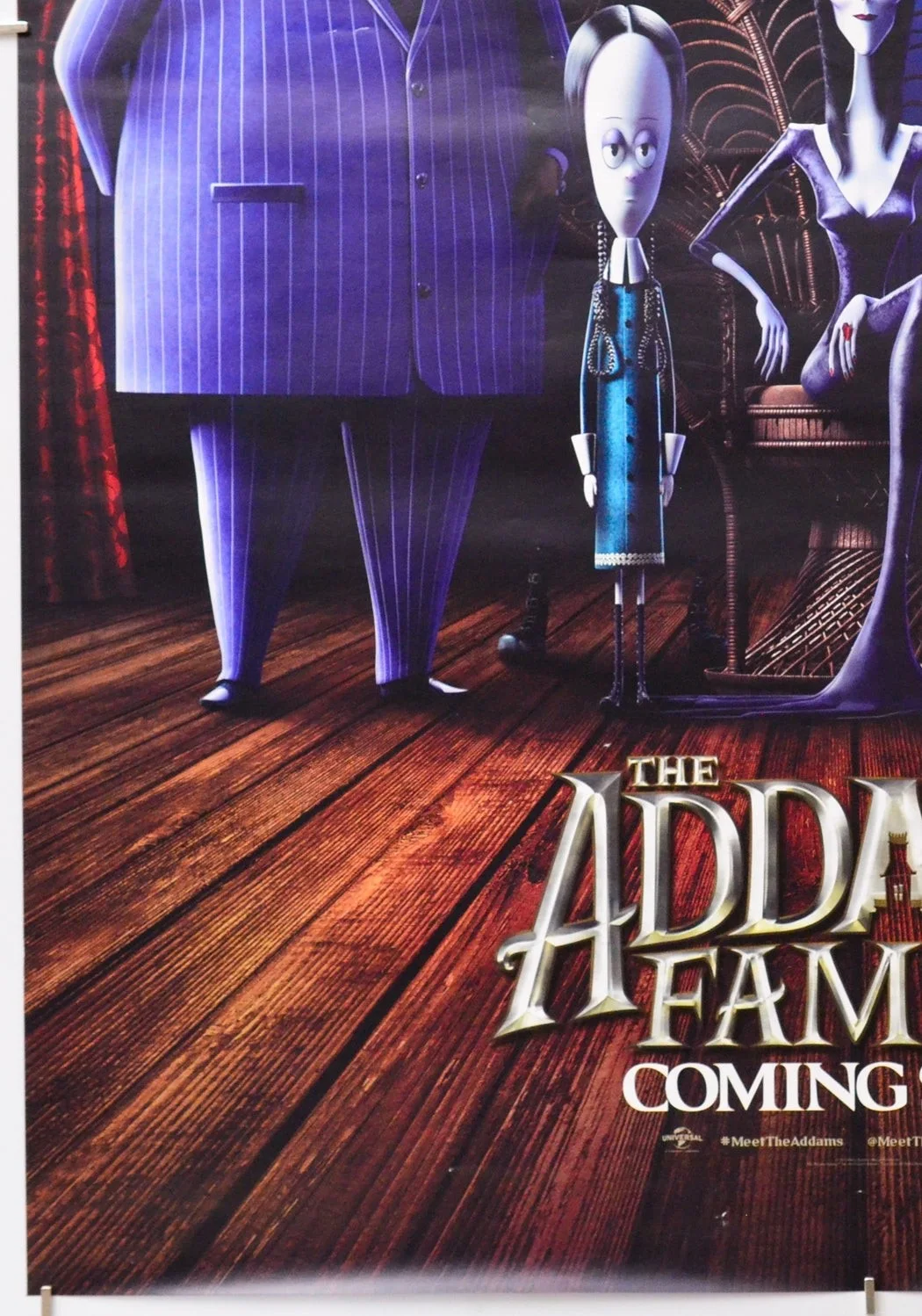 THE ADDAMS FAMILY (2019) Original Cinema One Sheet Film Poster - Charlize Theron, изображение 4