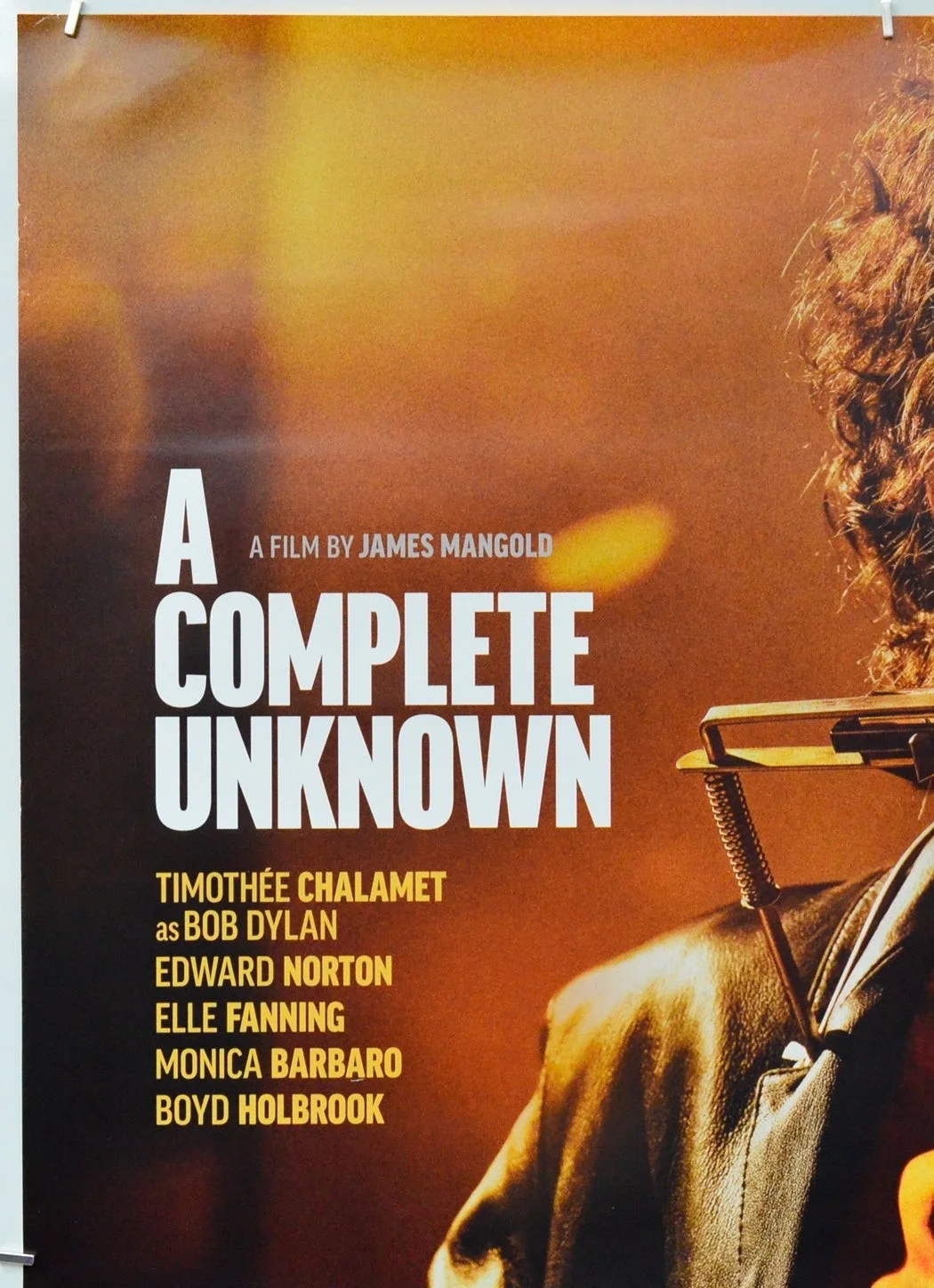 A COMPLETE UNKNOWN (2024) Original One Sheet Movie Poster - Timothee Chalamet, изображение 2