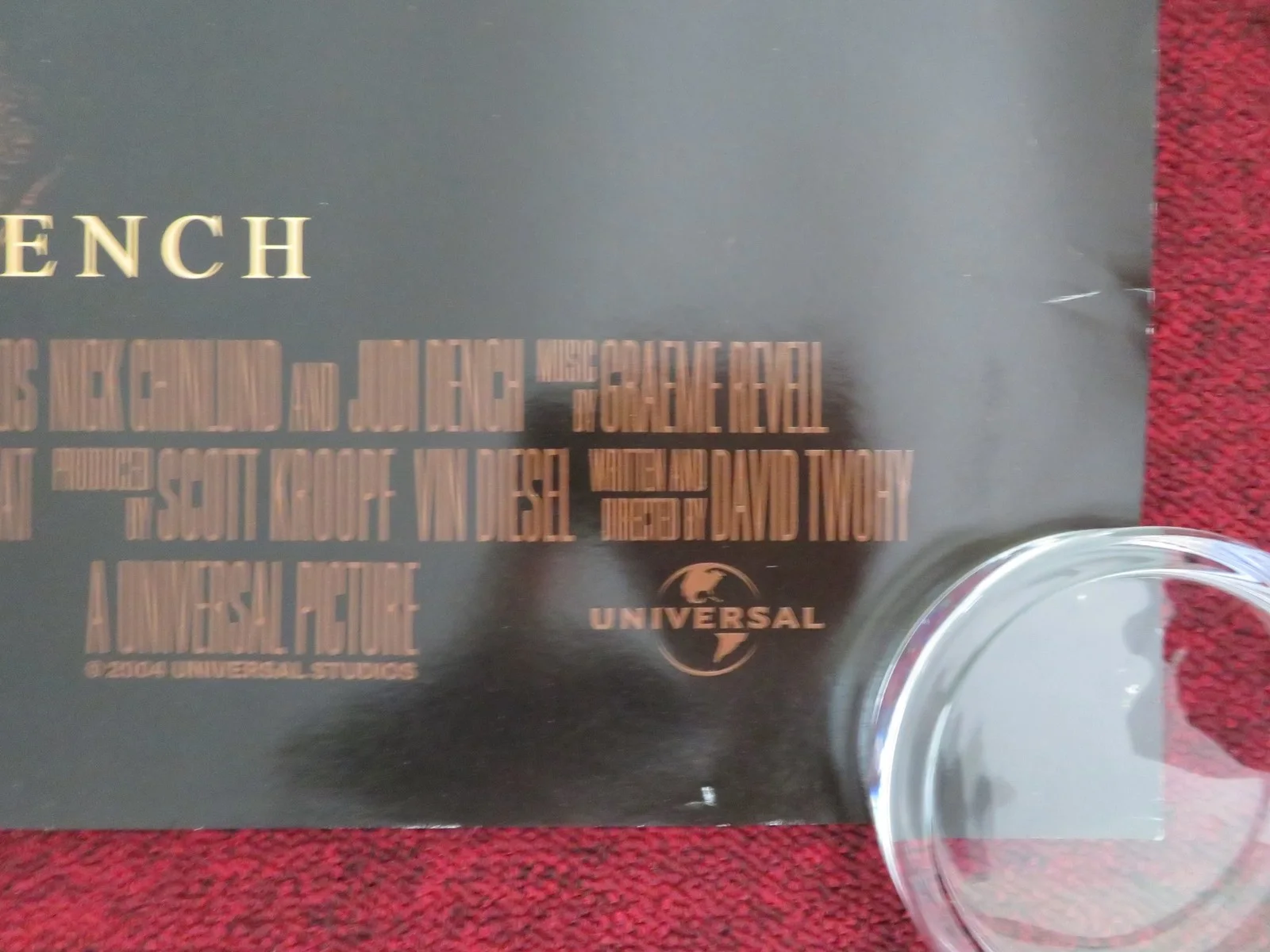 THE CHRONICLES OF RIDDICK UK QUAD ROLLED POSTER VIN DIESEL JUDI DENCH 2004, image 5