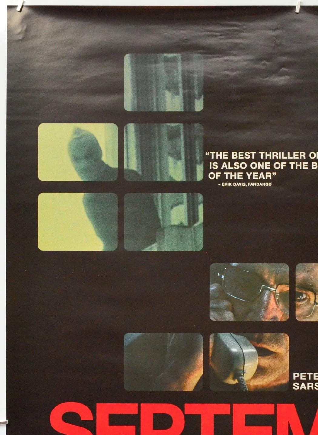 SEPTEMBER 5 (2024) Original Cinema One Sheet Movie Poster - Peter Sarsgaard, image 2