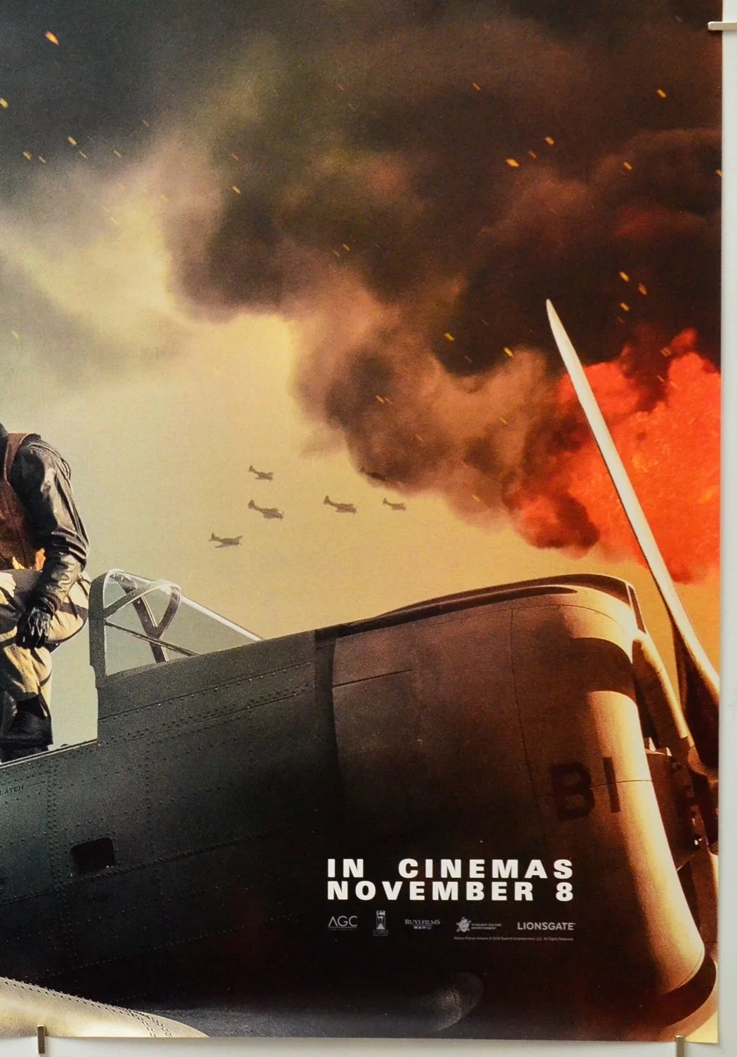 MIDWAY (2019) Original Cinema One Sheet Movie Poster - Dennis Quaid, Nick Jonas, image 5