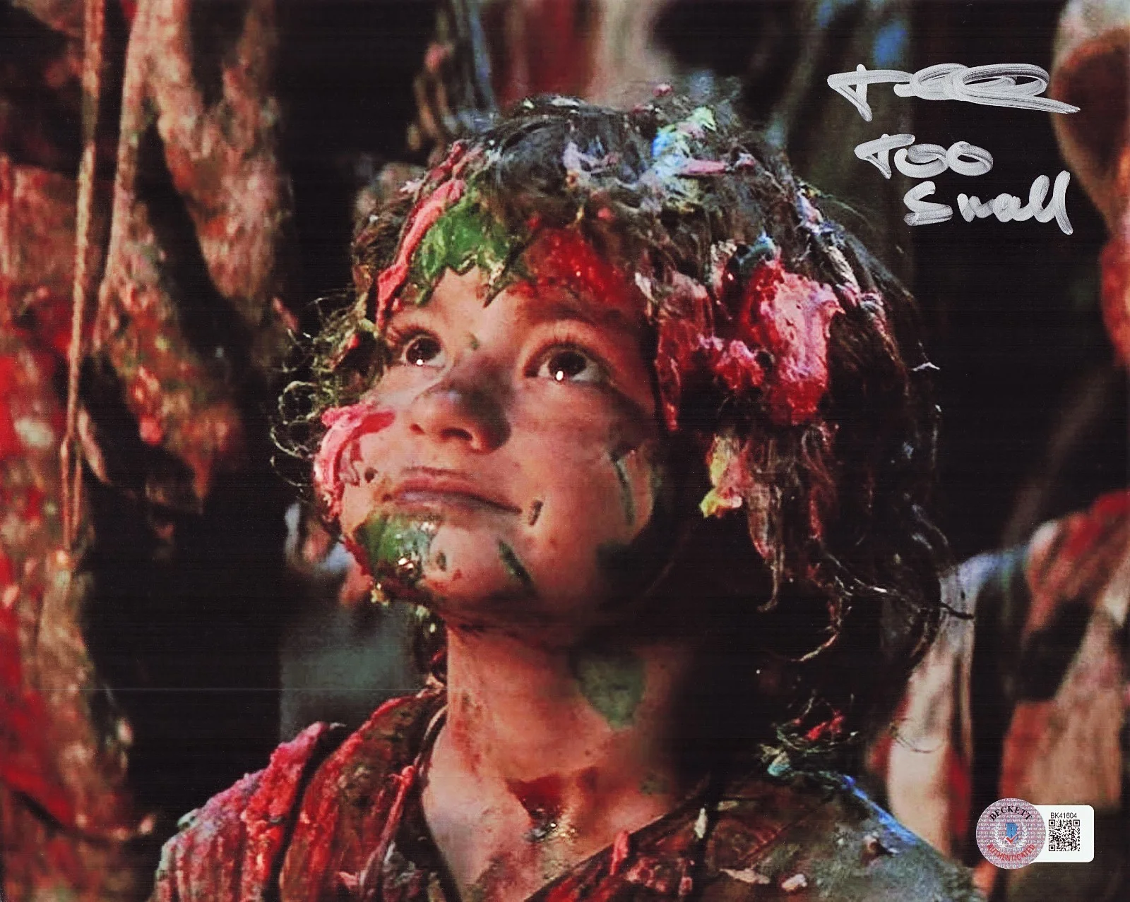 Tulak Thomas — Tulak Thomas Signed HOOK Movie Too Small 8x10 Photo w/Beckett BAS COA BK41604