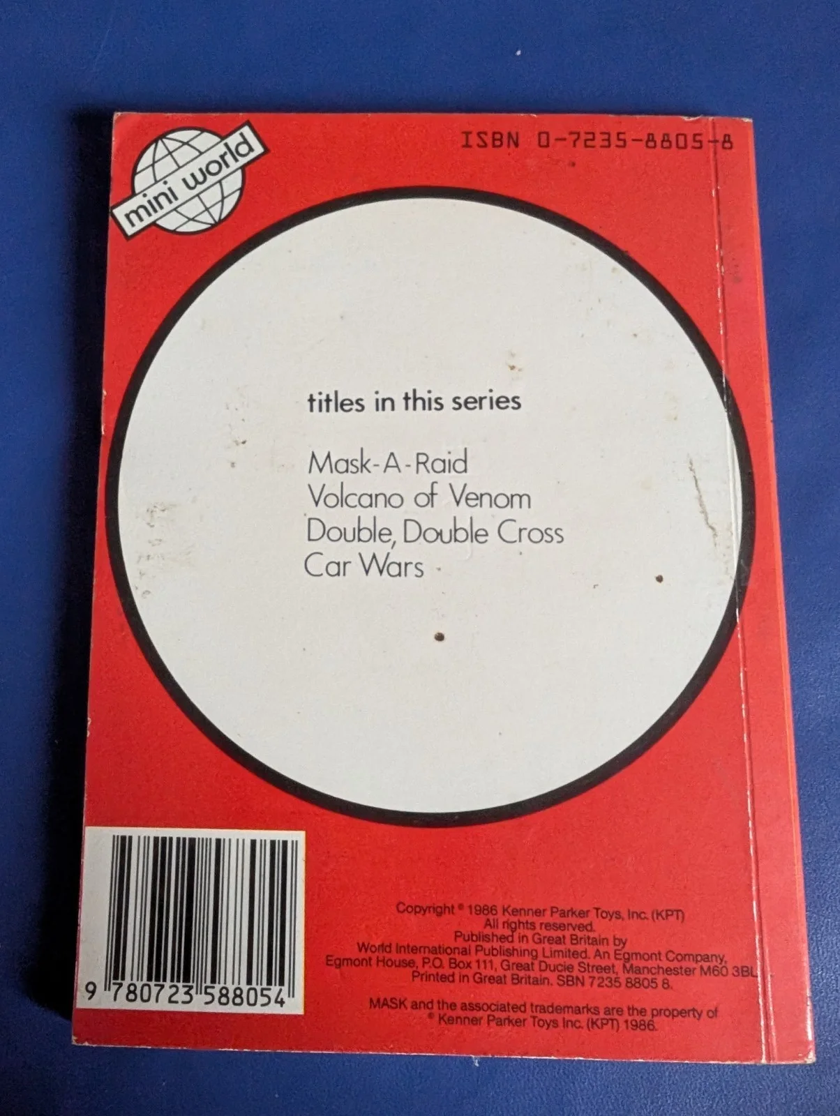 Vintage MASK Double Double Cross Book, image 2