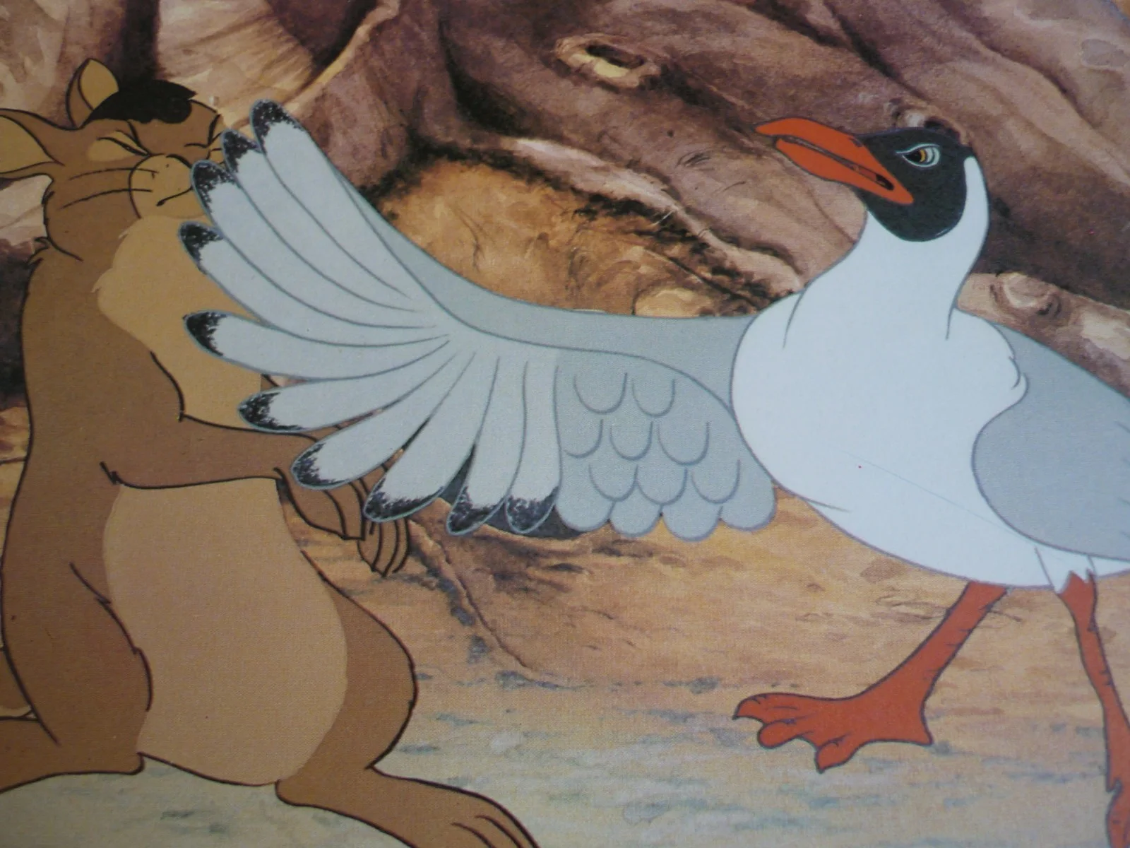 Watership Down framed a4 Richard Adams 1978 Movie scenes seagull wing slap, изображение 2