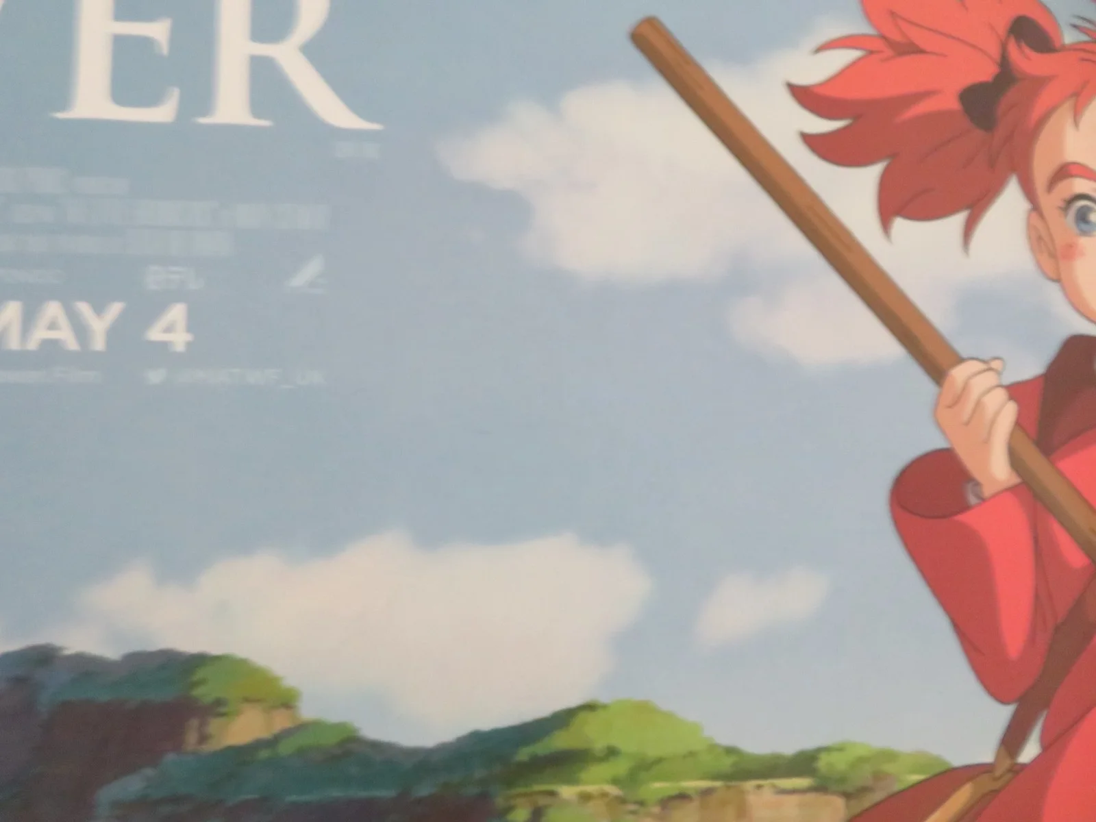 MARY AND THE WITCH'S FLOWER UK QUAD ROLLED POSTER HANA SUGISAKI YUKI AMAMI 2017, изображение 2