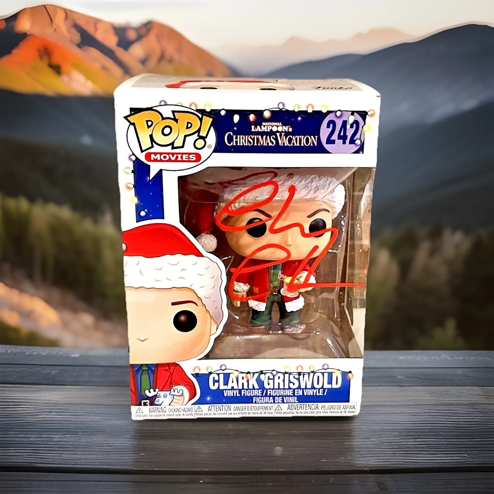 Chevy Chase — Chevy Chase Signed Christmas Vacation Funko Pop Beckett BAS Witnessed Autograph