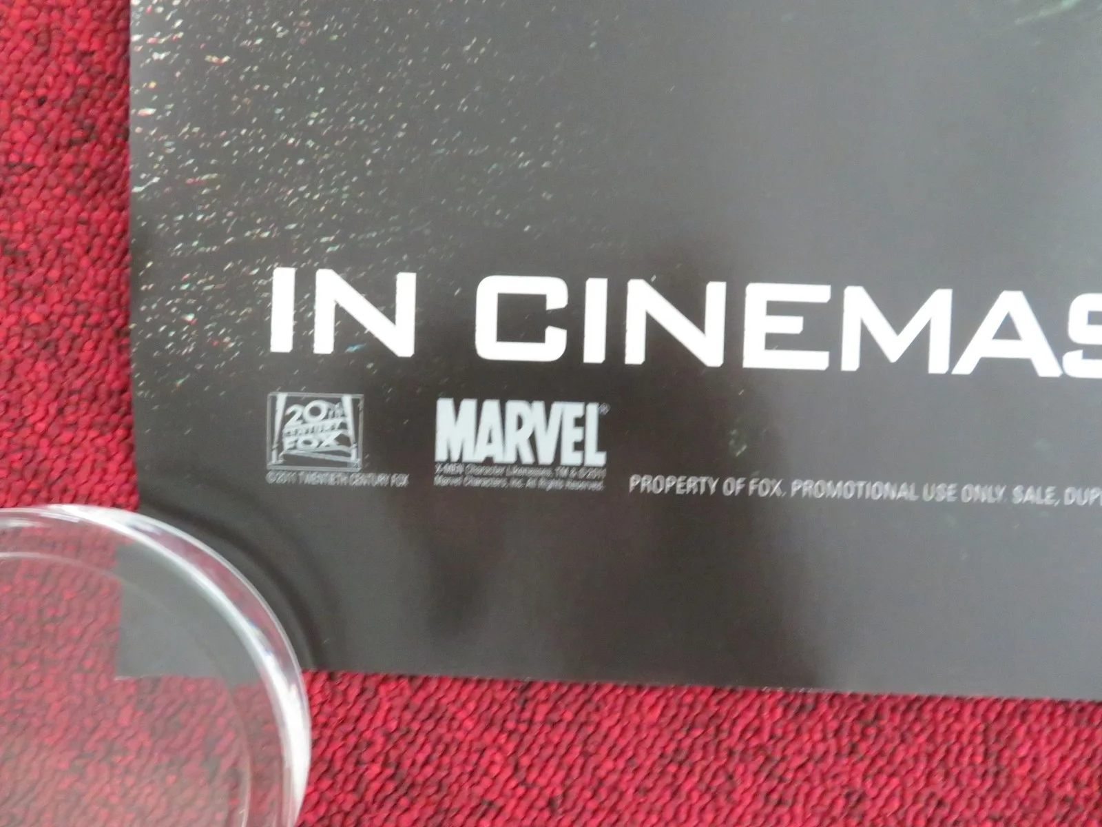 X-MEN: FIRST CLASS - B UK QUAD ROLLED POSTER MARVEL MICHAEL FASSBENDER 2011, image 4