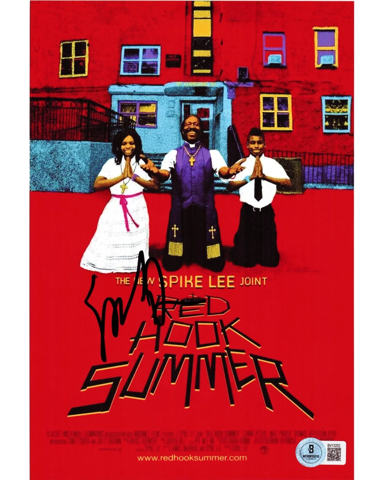 Spike Lee — Spike Lee Signed Red Hook Summer Director 8x10 Photo w/Beckett BAS BV13252