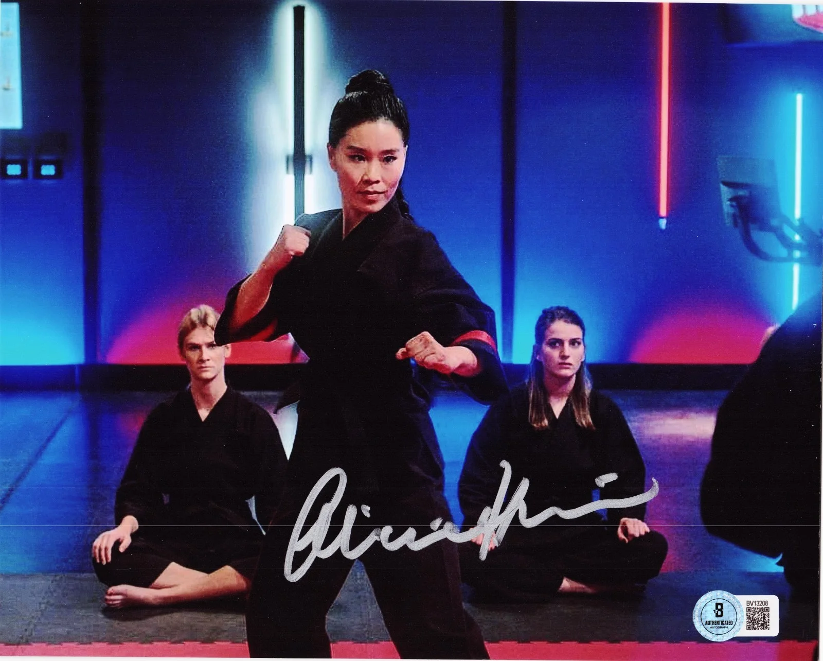 Alicia Hannah-Kim — Alicia Hannah-Kim Signed Cobra Kai Kim Da-Eun 8x10 Photo w/Beckett BAS BV13208