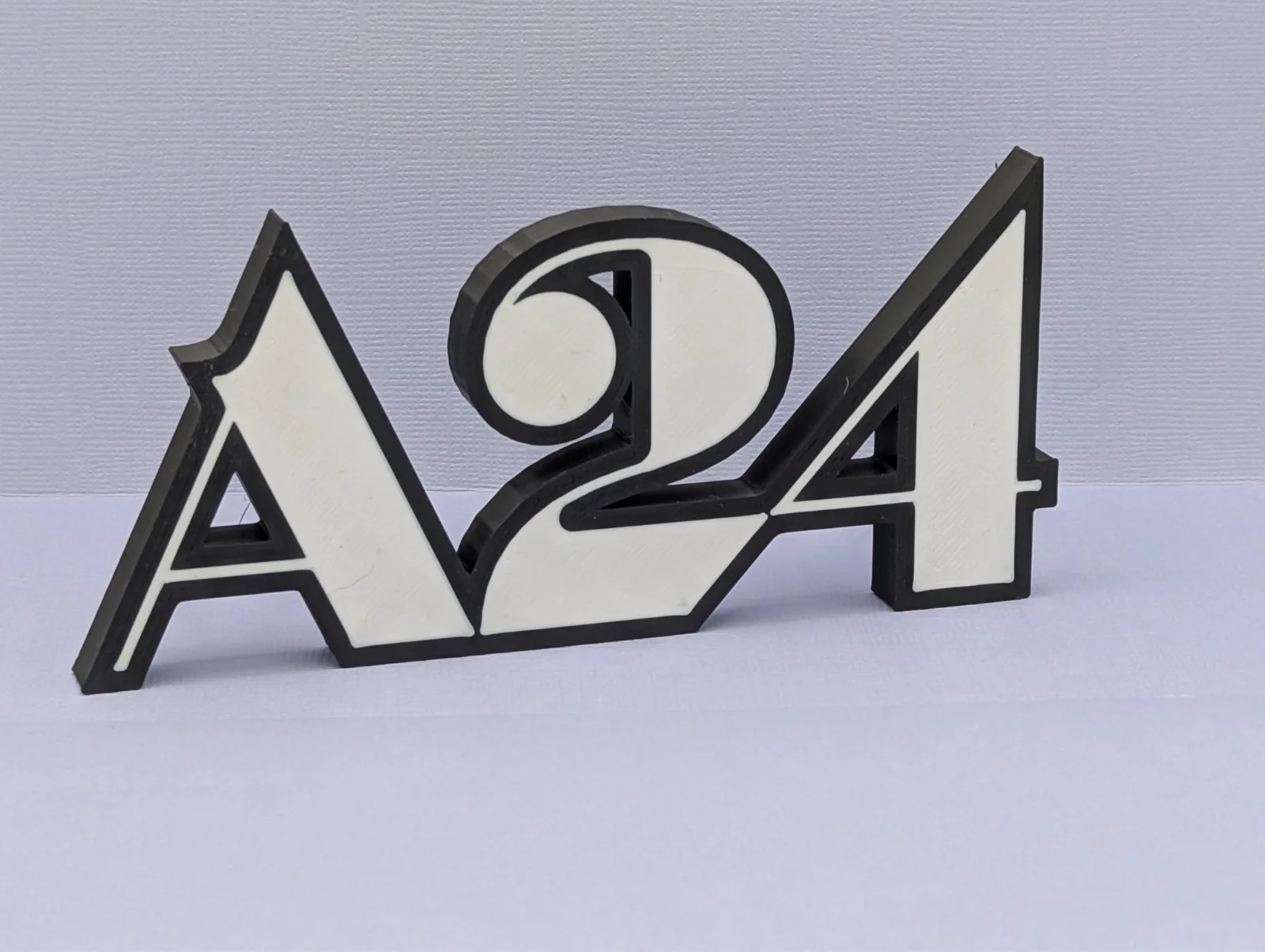 A24 - Movie studio logo - 3D printed 200mm wide. V3, image 2