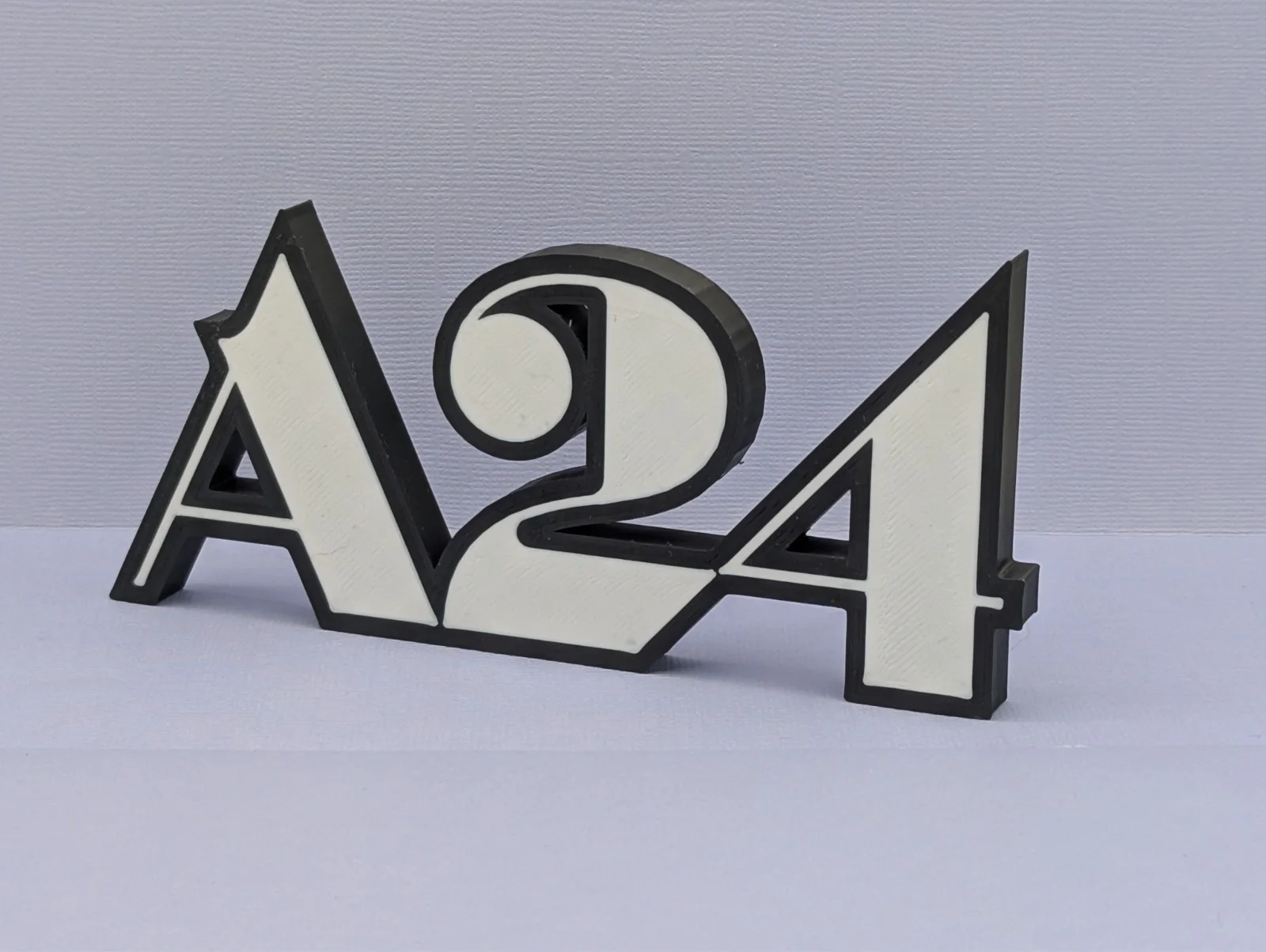 A24 - Movie studio logo - 3D printed 200mm wide. V3, image 3