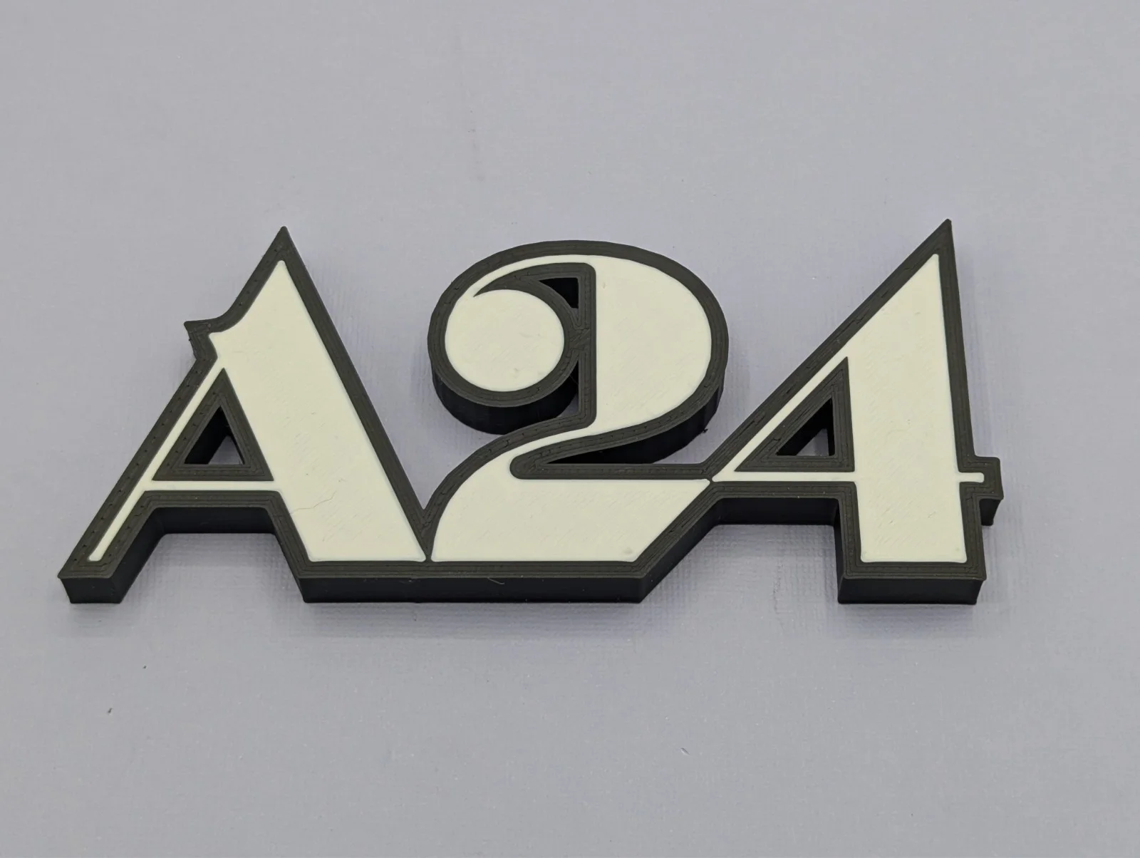 A24 - Movie studio logo - 3D printed 200mm wide. V3, image 4