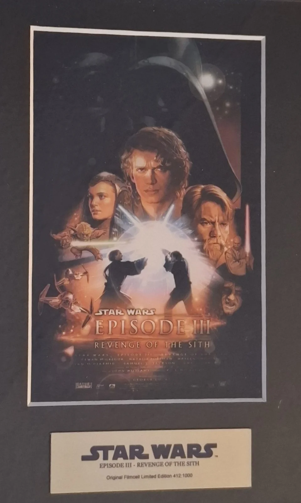 Star Wars -Episode 3 Revenge of the Sith Original Filmcell Ltd Edition 412:1000, изображение 3
