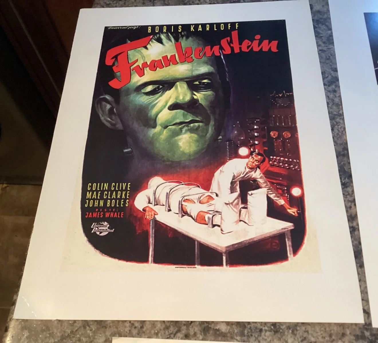 FRANKENSTEIN DRACULA THE FLY CLASSIC HORROR MOVIE POSTER SET, image 2