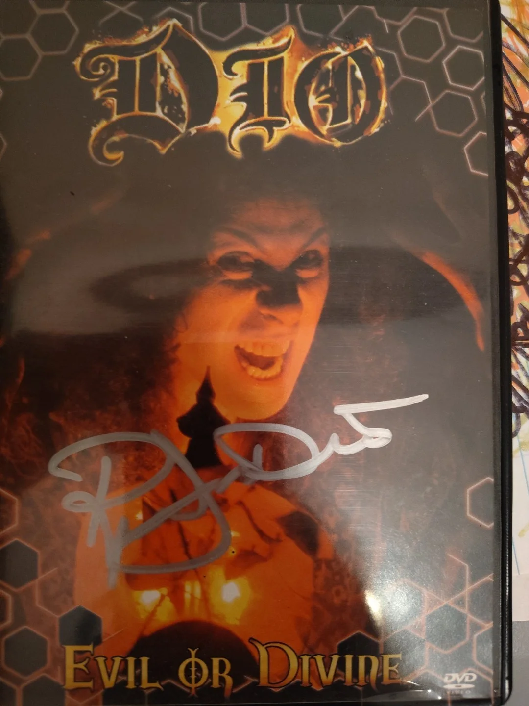 Ronnie James Dio Signed Dvd Insert Evil divine Black Sabbath, image 3