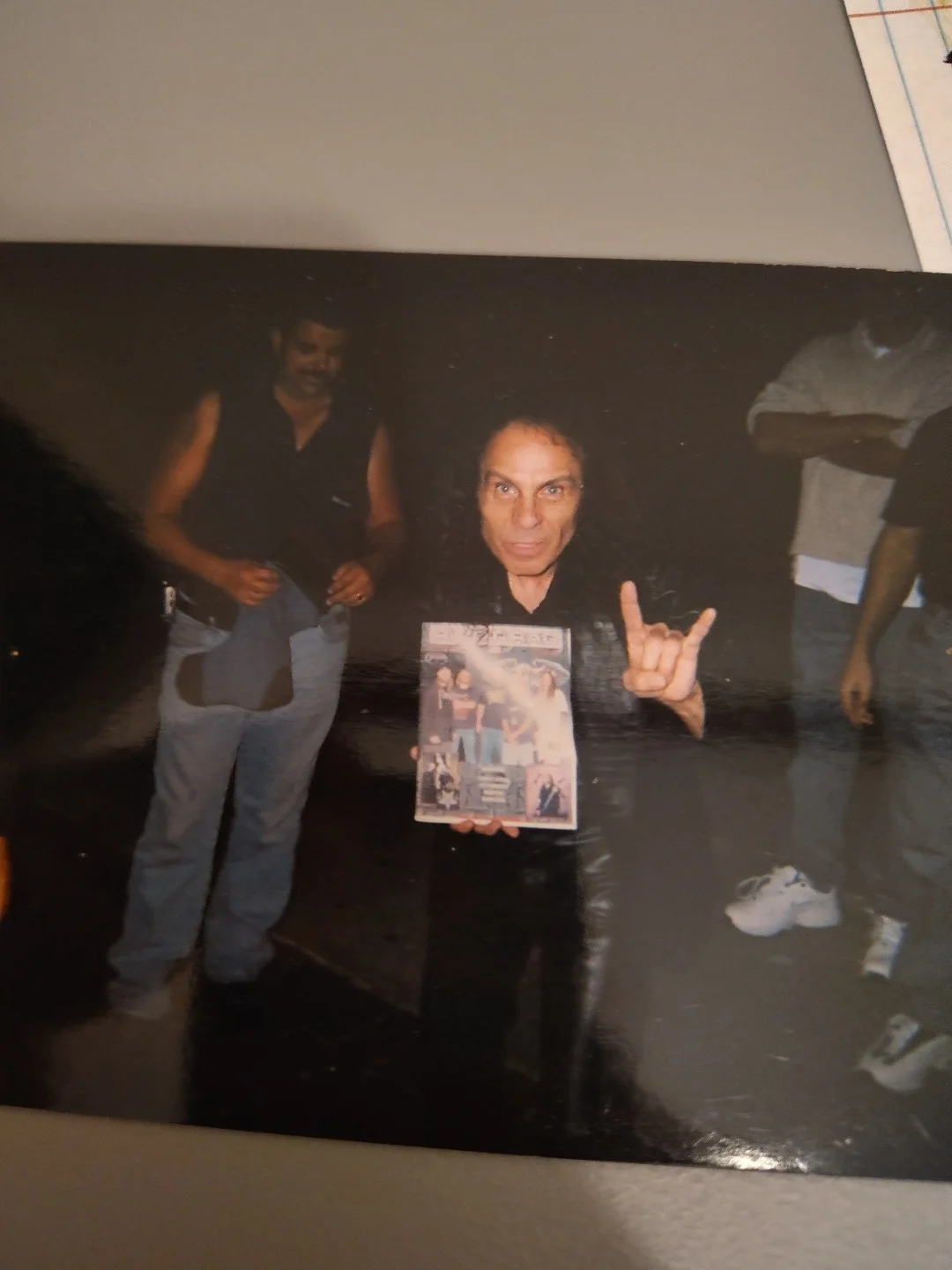 Ronnie James Dio Signed Dvd Insert Evil divine Black Sabbath, image 5
