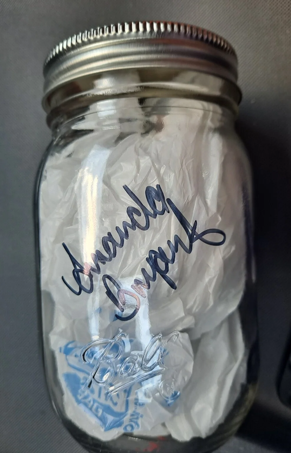 Tony Perry — Master Distillers SIGNED Mason Jar Moonshiner TONY Mike Burdette Amanda Bryant, изображение 3