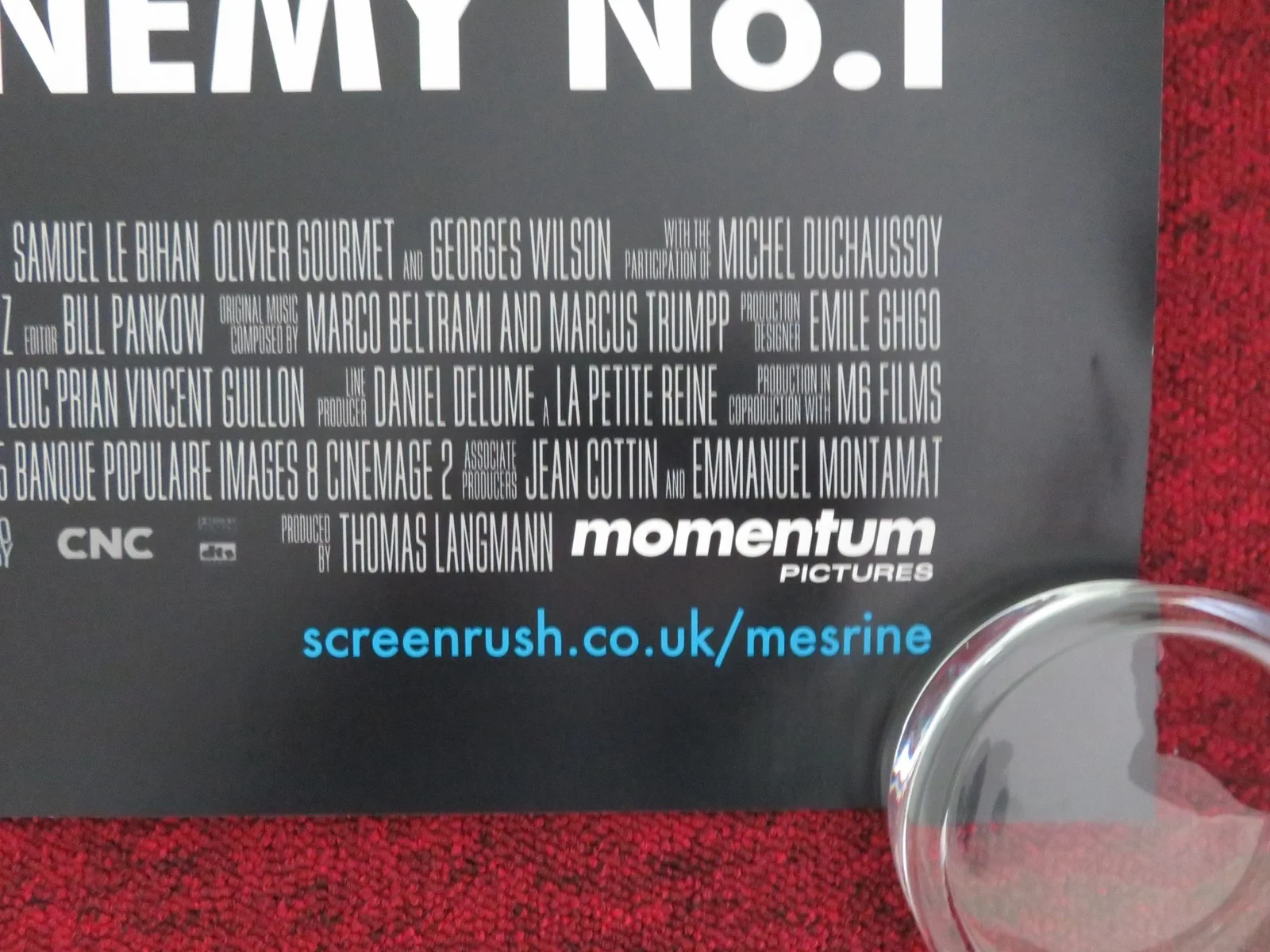 MESRINE: PUBLIC ENEMY NO.1 UK QUAD ROLLED POSTER VINCENT CASSEL L. SAGNIER 2008, image 5